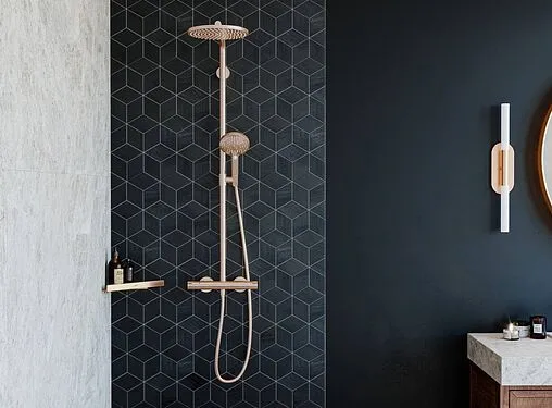 Полка Hansgrohe AddStoris золото 41741990