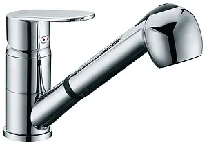 Смеситель для кухни с выдвижным изливом D&K Speyer Rhein хром DA1312501 Смеситель для кухни с выдвижным изливом D&K Speyer Rhein хром DA1312501, 1