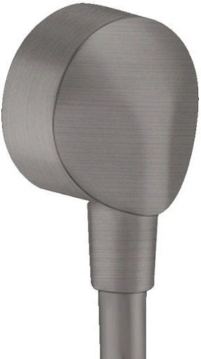 Шланговое подключение Hansgrohe FixFit Е шлифованный чёрный хром 27454340