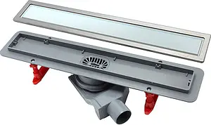 Лоток душевой Set 300мм h=52мм 0.8л/сек Pestan Confluo Premium White Glass Line 300 13000280 Лоток душевой Set 300мм h=52мм 0.8л/сек Pestan Confluo Premium White Glass Line 300 13000280, 3