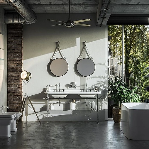 Раковина Kerasan Waldorf 150 белый 4143K1bi/cr*1