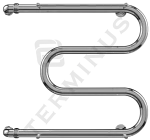 Полотенцесушитель водяной Terminus М-образный с/п AISI 32х2 600х500 полированная сталь 4620768880391 Полотенцесушитель водяной Terminus М-образный с/п AISI 32х2 600х500 полированная сталь 4620768880391, 1