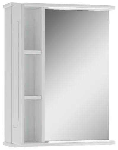 Шкаф-зеркало Айсберг Радуга 55 белый DA1138HZR