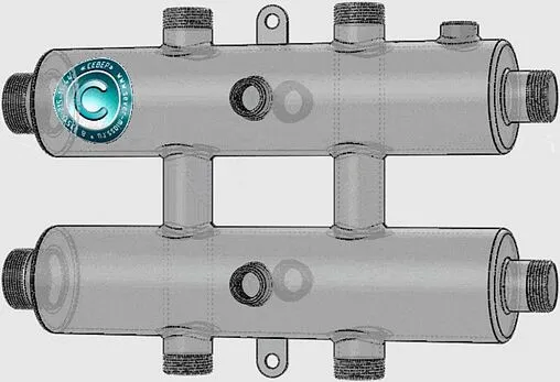 Коллектор распределительный 3 контура 1¼&quot;н x 1&quot;н Север-R-КМ3 1945021