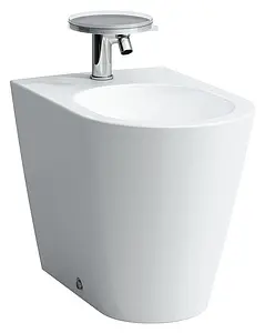 Биде напольное Laufen Kartell белый 8.3233.1.000.302.1 Биде напольное Laufen Kartell белый 8.3233.1.000.302.1, 1