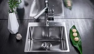 Мойка кухонная Omoikiri Amadare 50-IN нержавеющая сталь 4993766 Мойка кухонная Omoikiri Amadare 50-IN нержавеющая сталь 4993766, 4