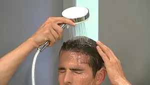 Лейка ручного душа Hansgrohe Crometta 100 Vario 2jet хром/белый 26330400 Лейка ручного душа Hansgrohe Crometta 100 Vario 2jet хром/белый 26330400, 4