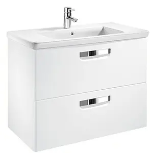 Тумба-умывальник подвесная Roca GAP 80 белый матовый ZRU9302732+327470000 Тумба-умывальник подвесная Roca GAP 80 белый матовый ZRU9302732+327470000, 1