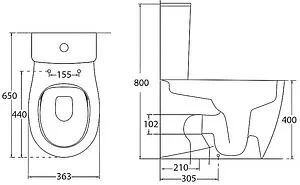 Чаша унитаза Allen Brau Fantasy белый 4.11009.20 Чаша унитаза Allen Brau Fantasy белый 4.11009.20, 2