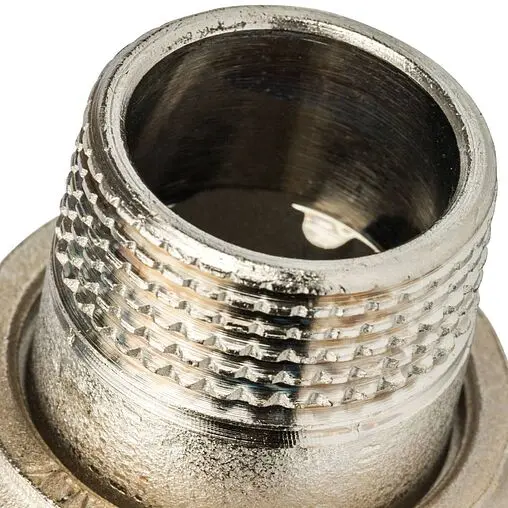 Кран шаровый с американкой угловой 1"в x 1"н Stout SVB-0008-000025