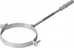 Кронштейны Ø 100мм для крепления труб к стене Krats KS-100, 3