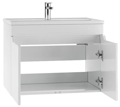 Тумба под умывальник подвесная Айсберг Мечта 70 белый DM2324T