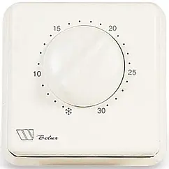 Проводной комнатный терморегулятор НО/НЗ 230В WATTS Belux TI-NL белый 10013363
