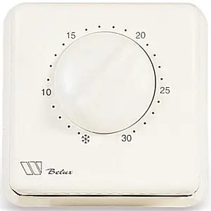 Проводной комнатный терморегулятор НО/НЗ 230В WATTS Belux TI-NL белый 10013363, 1