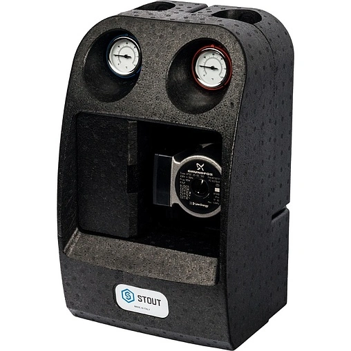 Насосный модуль с прямым контуром 1½&quot;н х 1&quot;в Stout SDG-0001-002502 с насосом Grundfos UPSO 25-65 180