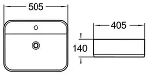Раковина Comforty 50.5 белый 78180 Раковина Comforty 50.5 белый 78180, 2