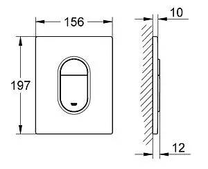 Комплект 5 в 1 Grohe Solido 39536000 с кнопкой Arena Cosmo 38844000 хром глянцевый Комплект 5 в 1 Grohe Solido 39536000 с кнопкой Arena Cosmo 38844000 хром глянцевый, 3