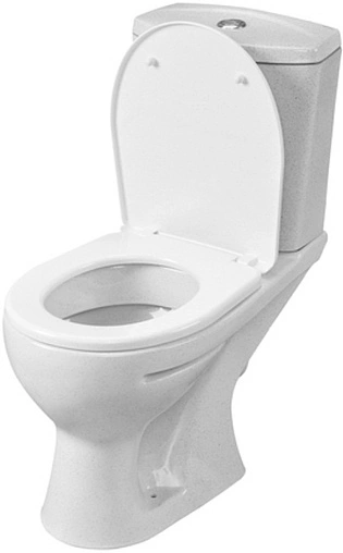 Унитаз-компакт Santeri Ультра крап на белом 1.P401.3.S01.00B.F