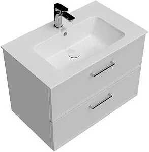 Тумба-умывальник подвесная Kerama Marazzi Piano Classic 75 ясень белый PIA.CL.75\WHT.M+PI.wb.75 Тумба-умывальник подвесная Kerama Marazzi Piano Classic 75 ясень белый PIA.CL.75\WHT.M+PI.wb.75, 4