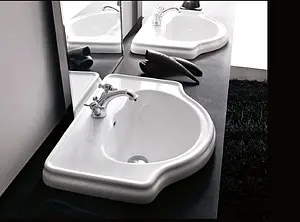 Раковина Kerasan Retro 62 белый 103001*1 Раковина Kerasan Retro 62 белый 103001*1, 5