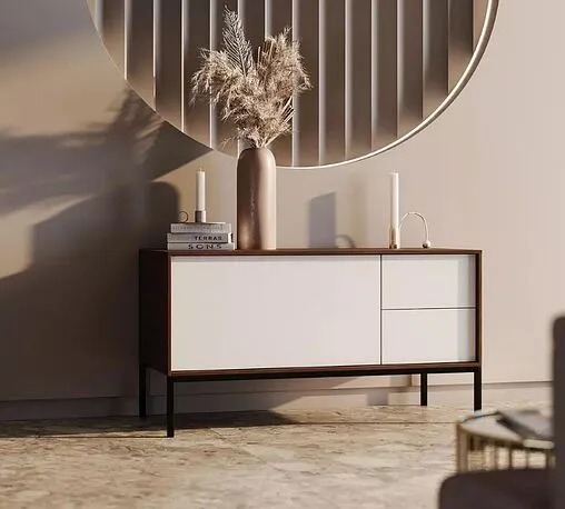 Тумба-умывальник Kerama Marazzi Atollo 80 белый матовый/дерево AT.110\WHT.M+