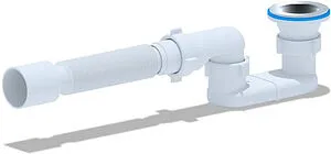 Сифон для душевого поддона Ани Пласт хром E015 Сифон для душевого поддона Ани Пласт хром E015, 1