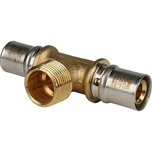 Тройник пресс переходной 20мм x ¾"н x 20мм APE AP133 20x34x20 Тройник пресс переходной 20мм x ¾"н x 20мм APE AP133 20x34x20, 1