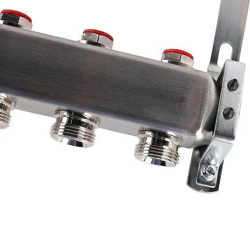 Группа коллекторная без расходомеров 8 отводов 1&quot;в/в x ¾&quot;ек Rommer RMS-3200-000008