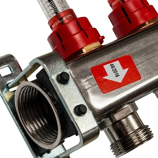 Группа коллекторная с расходомерами 3 отвода 1&quot;в/в x ¾&quot;ек Stout SMS 0917 000003