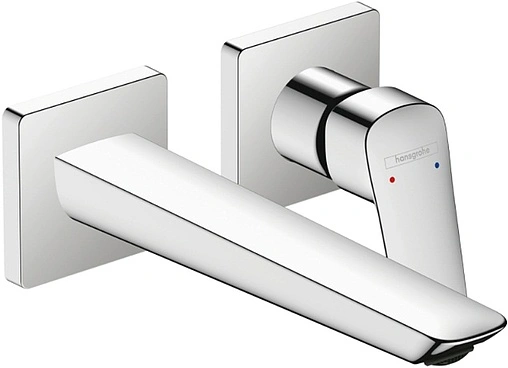 Смеситель для раковины из стены Hansgrohe Logis Fine хром 71256000