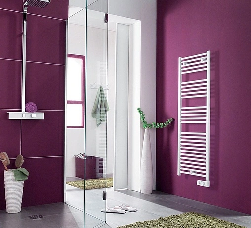 Полотенцесушитель электрический лесенка Atlantic 2012 1248x400 NW 500W белый 850308