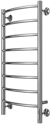 Полотенцесушитель электрический лесенка Terminus Классик П8 400х850 электро quick touch полированная сталь 4670078531346
