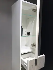 Шкаф-пенал подвесной Roca Ronda 32 L бетон/белый ZRU9303005 Шкаф-пенал подвесной Roca Ronda 32 L бетон/белый ZRU9303005, 4