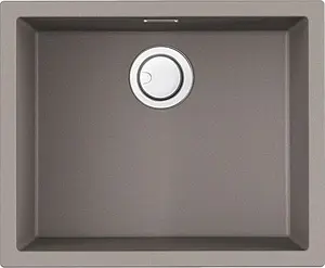 Мойка кухонная Omoikiri Yamakawa 55-U/I-GR leningrad grey 4993777, 1