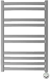 Полотенцесушитель электрический лесенка Lemark Bellario П10 800х500 полированная сталь LM68810E, 3