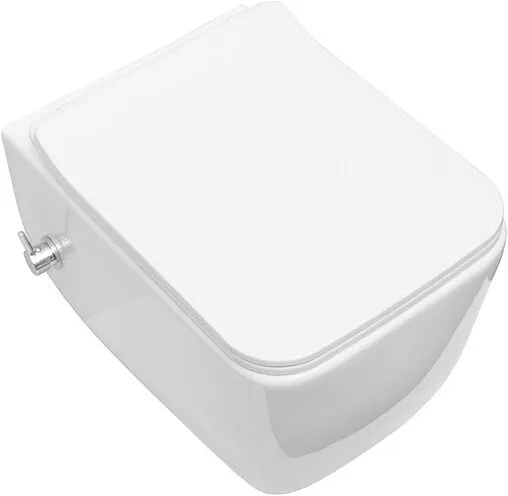 Унитаз подвесной безободковый с функцией биде и встроенным смесителем Allen Brau Liberty белый 4.33009.20