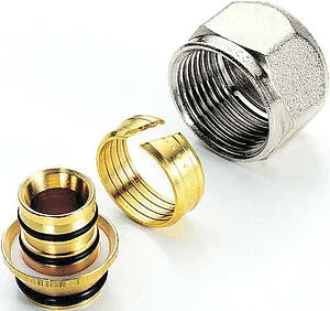 Концовка для металлопластиковых труб ½&quot;к x 16x2.0мм Tiemme 1635N 1440001, 1