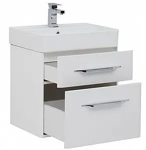 Тумба-умывальник подвесная Aquanet Виченца 60 белый 00196252+4640021061152 Тумба-умывальник подвесная Aquanet Виченца 60 белый 00196252+4640021061152, 4