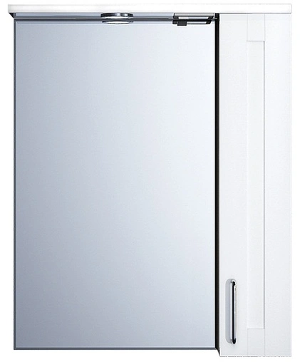 Шкаф-зеркало IDDIS Sena 60 белый/дерево SEN6000i99