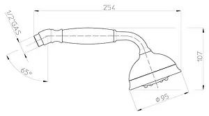 Душевая стойка Bossini Roman хром D03007.030 Душевая стойка Bossini Roman хром D03007.030, 3