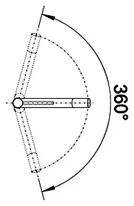 Смеситель для кухни Blanco Alta Compact серый беж 517633 Смеситель для кухни Blanco Alta Compact серый беж 517633, 3