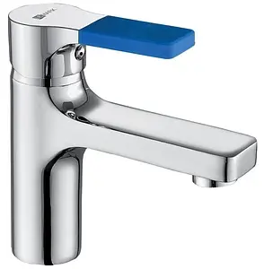 Смеситель для раковины Lemark Aura хром/синий LM0606C Смеситель для раковины Lemark Aura хром/синий LM0606C, 1