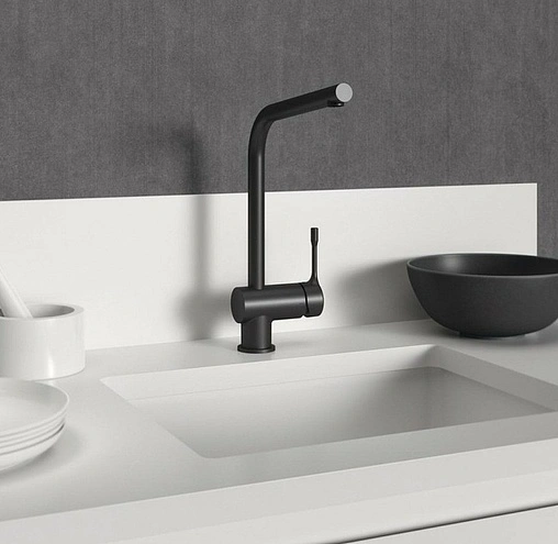 Смеситель для кухни Ideal Standard Ceralook чёрный матовый BC174XG