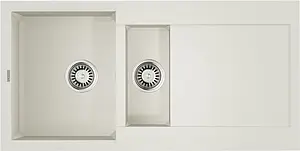 Мойка кухонная Omoikiri Sakaime 100-2-WH белый 4993895, 1