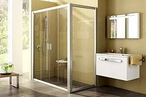 Боковая стенка 700мм прозрачное, матовое стекло Ravak Supernova APSV-70 95010102ZG, 3