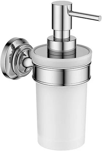 Дозатор для жидкого мыла Aquatek Классик хром/белый AQ4505CR