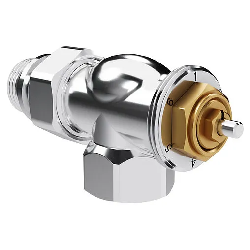 Комплект вентилей терморегулирующих осевых ½" в/н Royal Thermo Design хром RATVDO11212CH Комплект вентилей терморегулирующих осевых ½" в/н Royal Thermo Design хром RATVDO11212CH