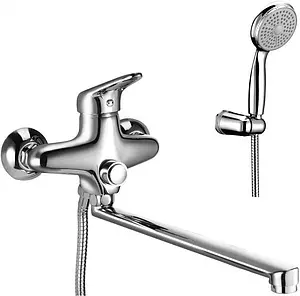 Смеситель для ванны с длинным изливом Lemark Luna хром LM4157C Смеситель для ванны с длинным изливом Lemark Luna хром LM4157C, 1