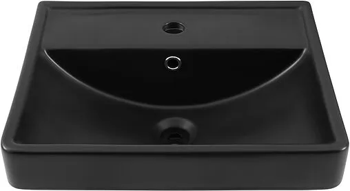 Раковина Aquanet Ирис 50 черный матовый 00329246