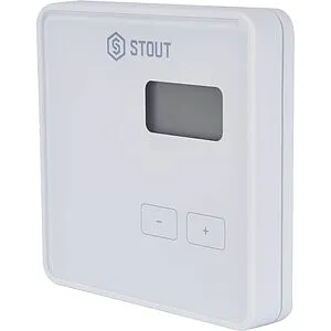 Беспроводной комнатный терморегулятор Stout R-8b белый STE-0101-008001, 3